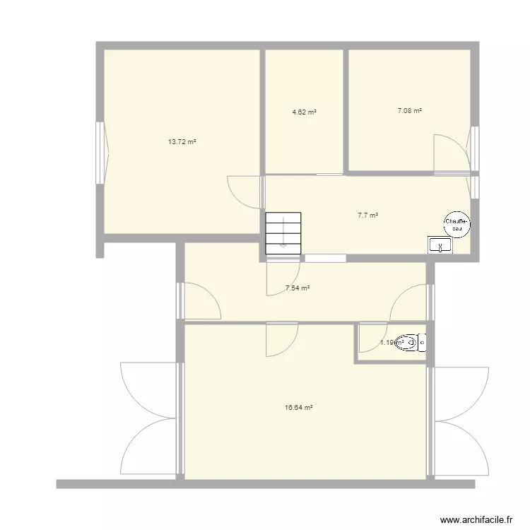 RDC PROJET1 PARTAGÉ. Floor plan with RDC PROJET1 PARTAGÉ. Floor plan with
