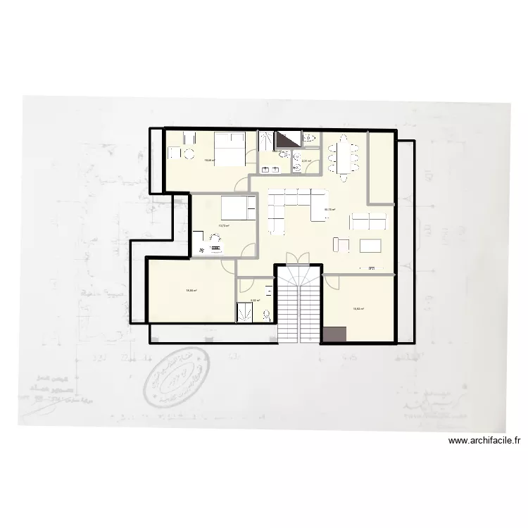 maisone al. Floor plan with 