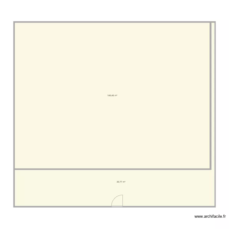 fachada. Floor plan with fachada. Floor plan with