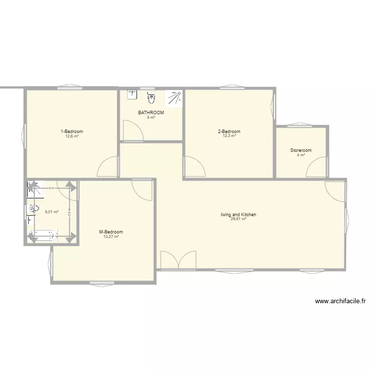 Good plan. Floor plan with 