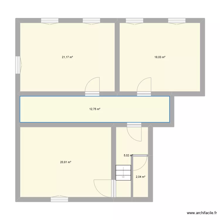 plan 3,4. Floor plan with 