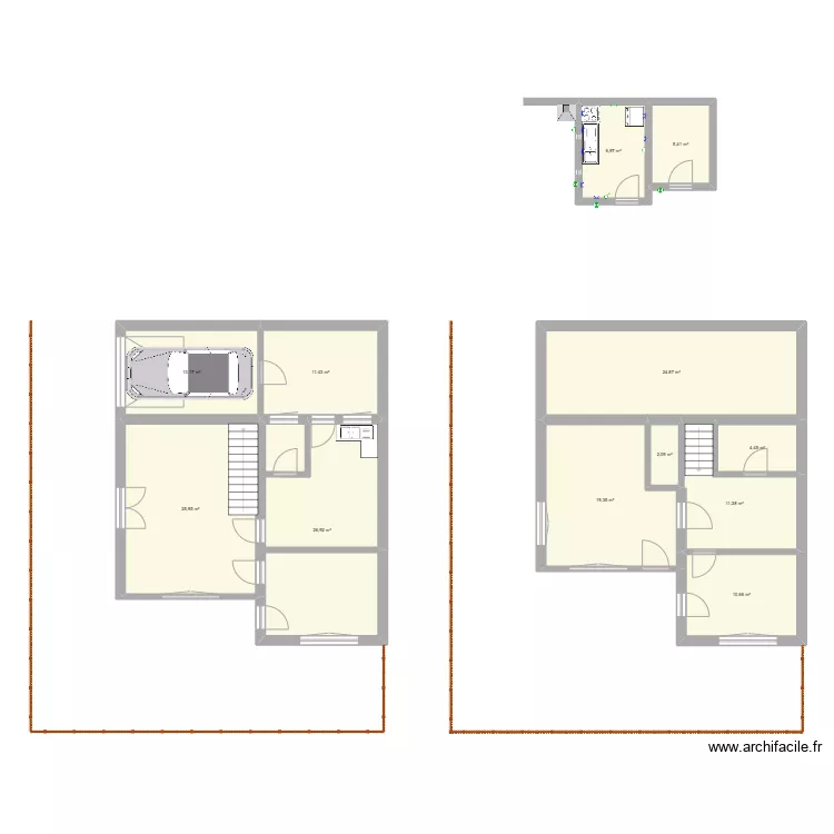 Original. Floor plan with 