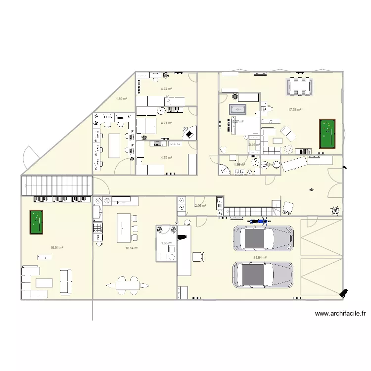 House. Floor plan with 