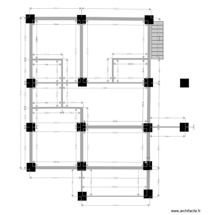 fondations Rukingamubiri reel. Floor plan with 0 room and 0 m2