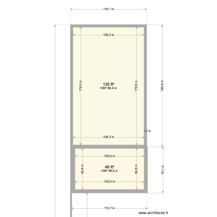 Mill STL2. Floor plan with 