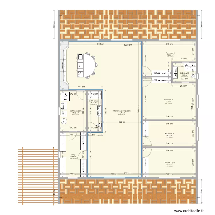 ZERANDA 2. Floor plan with 