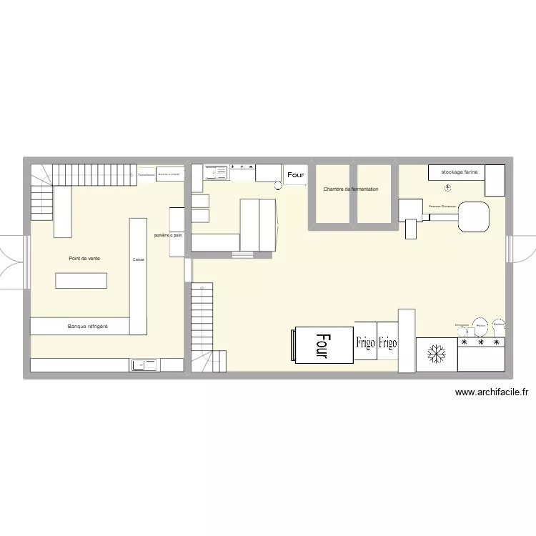 Puaux Yalaan fini. Floor plan with 