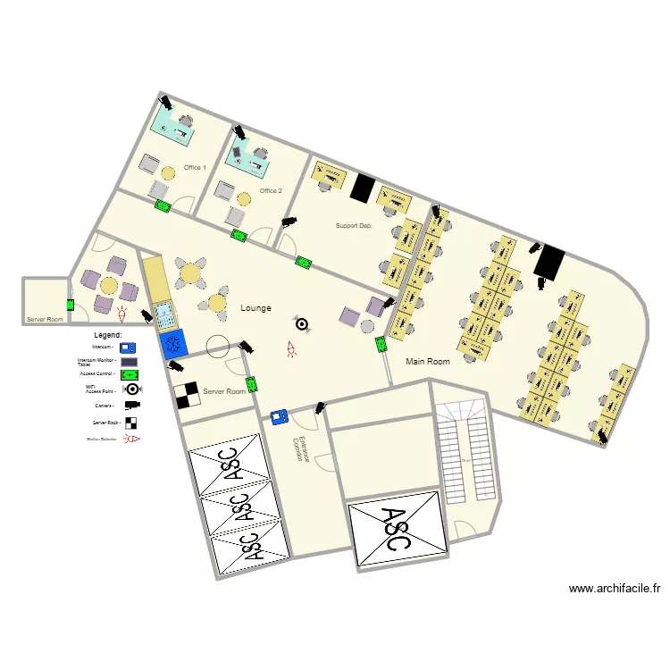 Ramat Gan 1. Floor plan with 
