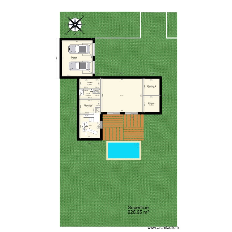 Maison V2. Floor plan with 0 room and 0 m2