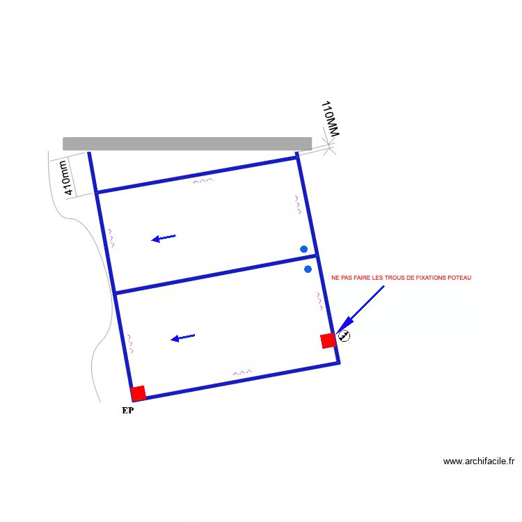 LABORIE Prise de mesure. Floor plan with 