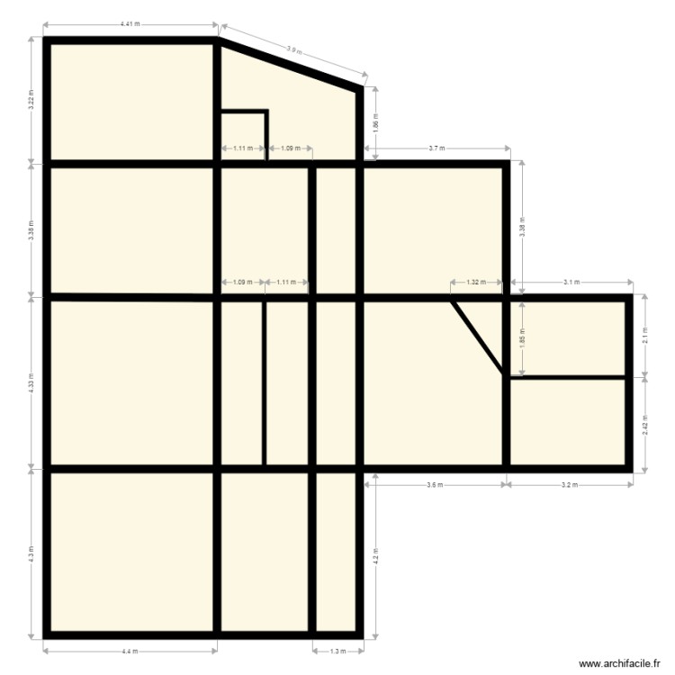 gangi implantation. Floor plan with 0 room and 0 m2