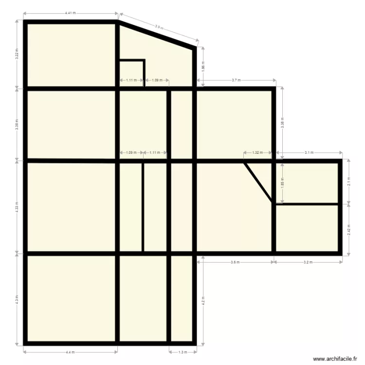 gangi implantation. Floor plan with 