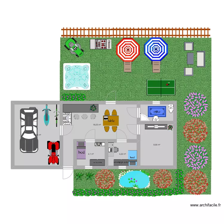 house1. Floor plan with 