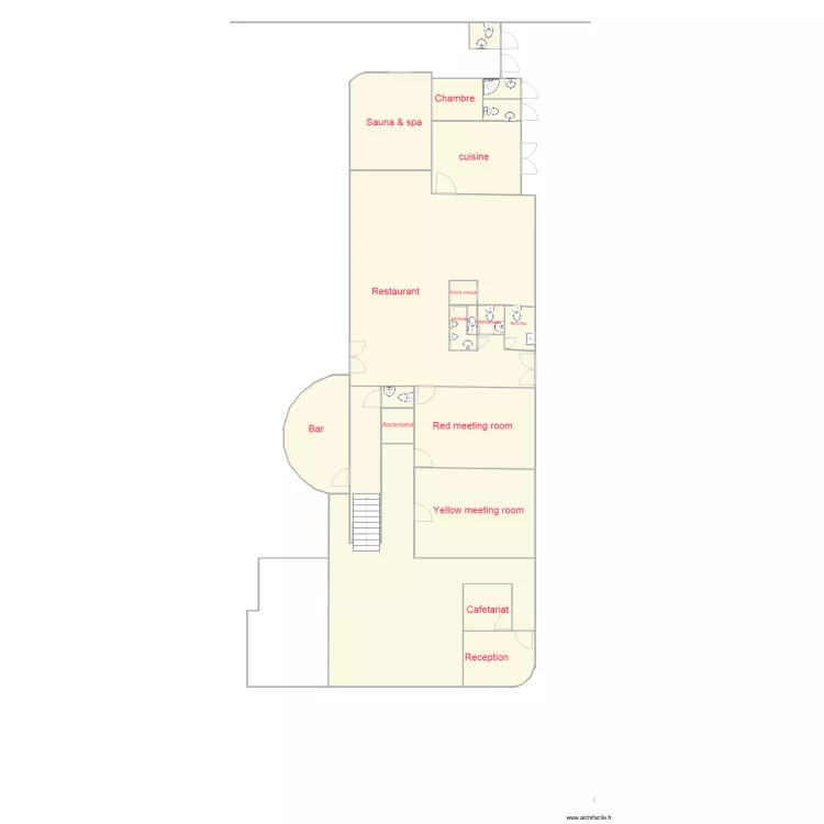 premier etage mirador. Floor plan with 