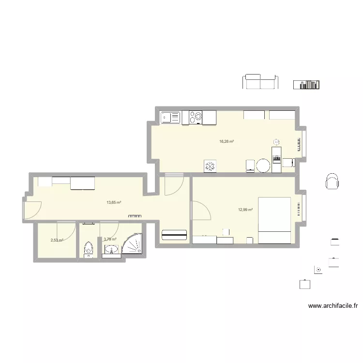 AnDi. Floor plan with 