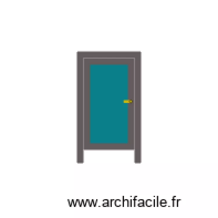 porte toilette. Floor plan with 