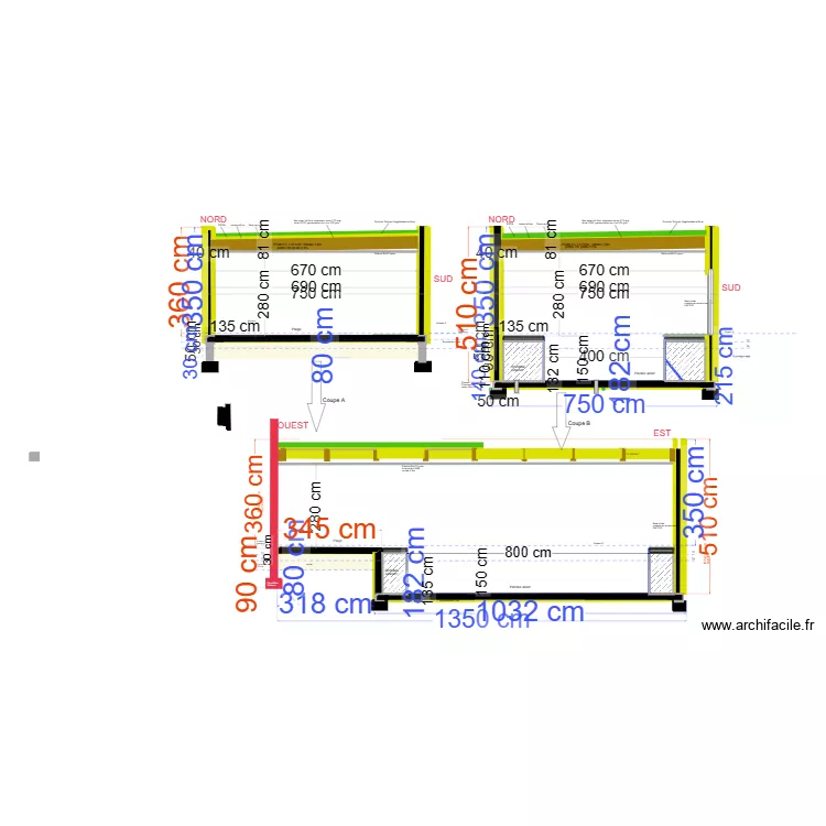 piscine coupe nord-sud béton acier v3. Floor plan with piscine coupe nord-sud béton acier v3. Floor plan with