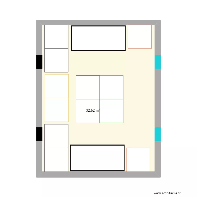 T&oacute;ner. Floor plan with 