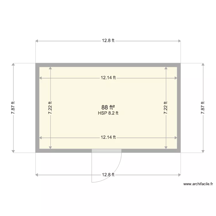 Canna Thera. Floor plan with 