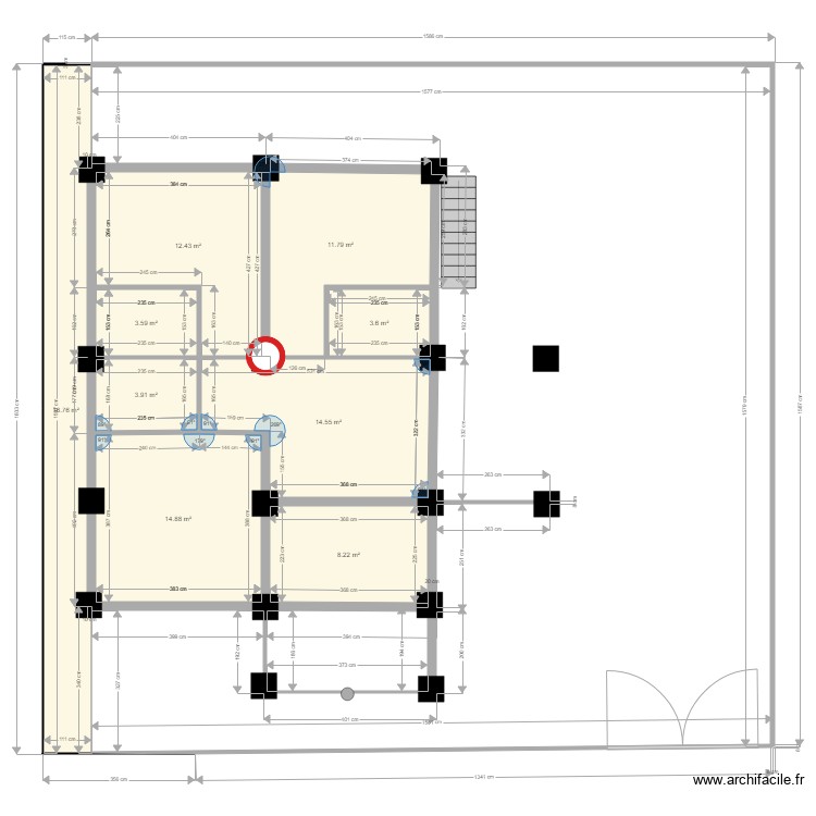 fondations Rukingamubiri. Floor plan with 0 room and 0 m2 fondations Rukingamubiri. Floor plan with 0 room and 0 m2