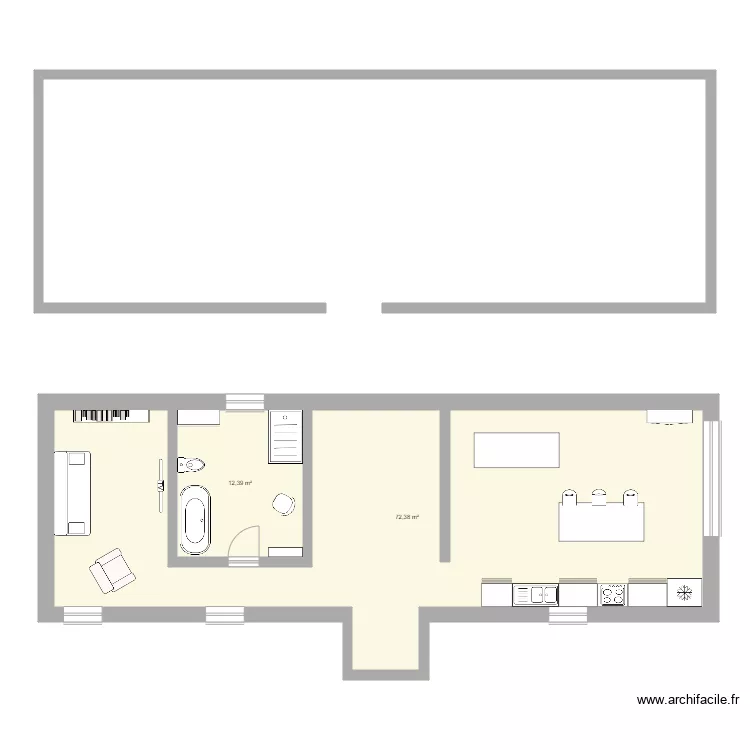 OakCottage2. Floor plan with 