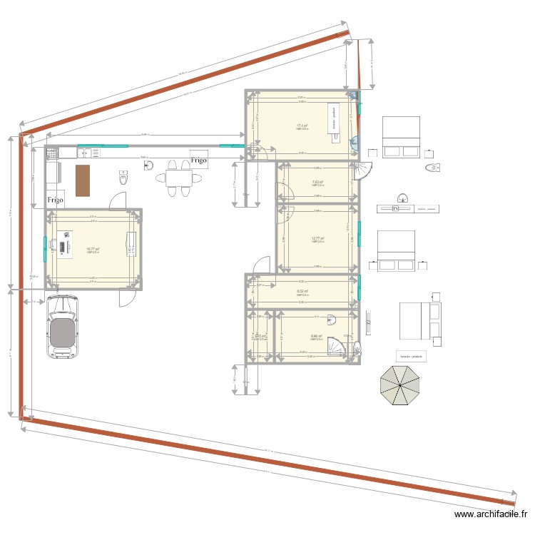 plan161119bis. Floor plan with 0 room and 0 m2