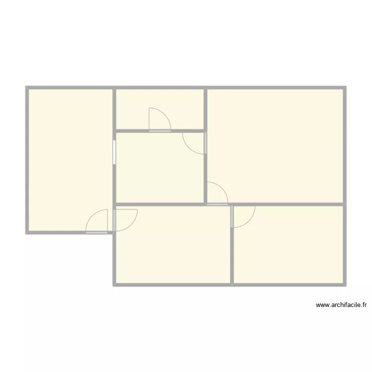 Plano Limpio. Floor plan with 