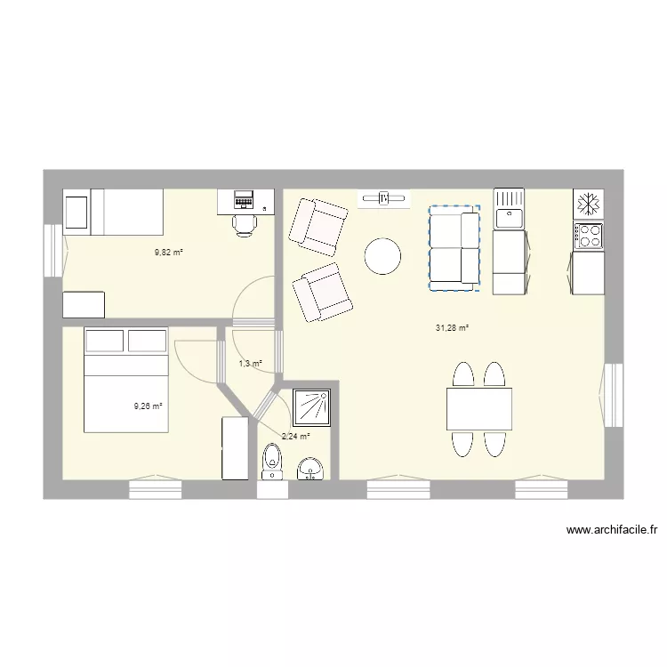casa son escaliva. Floor plan with 