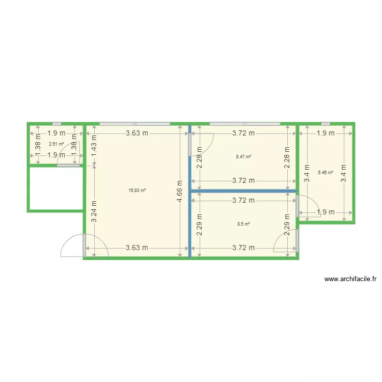 Morgado da Povoa 2Q. Floor plan with 