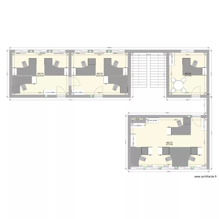 Evere Blok 4B. Floor plan with Evere Blok 4B. Floor plan with