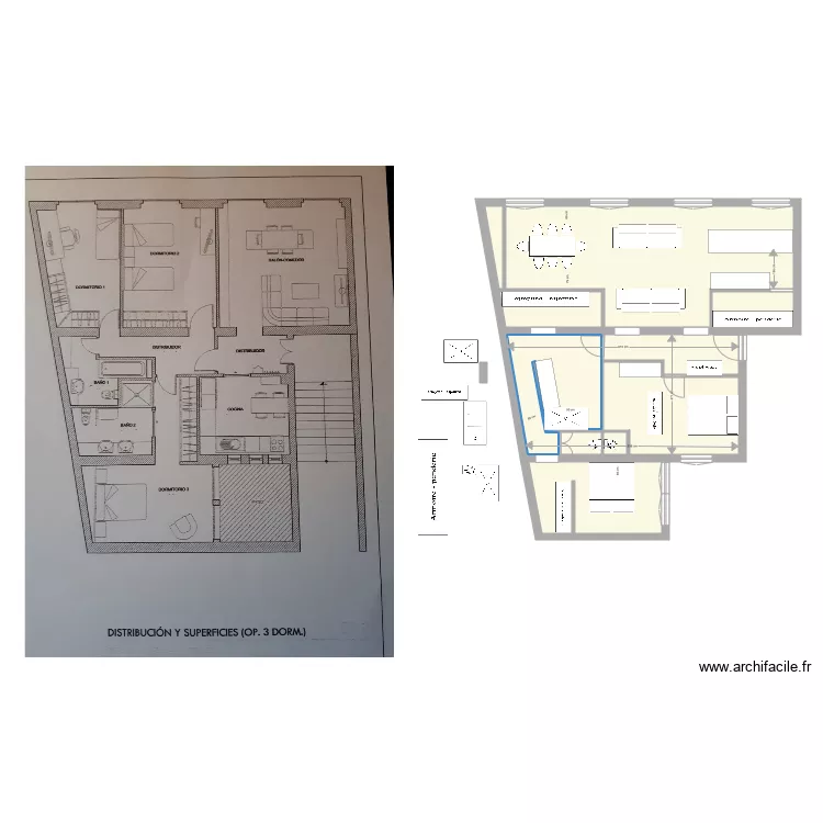 FERRAZ 4. Floor plan with 