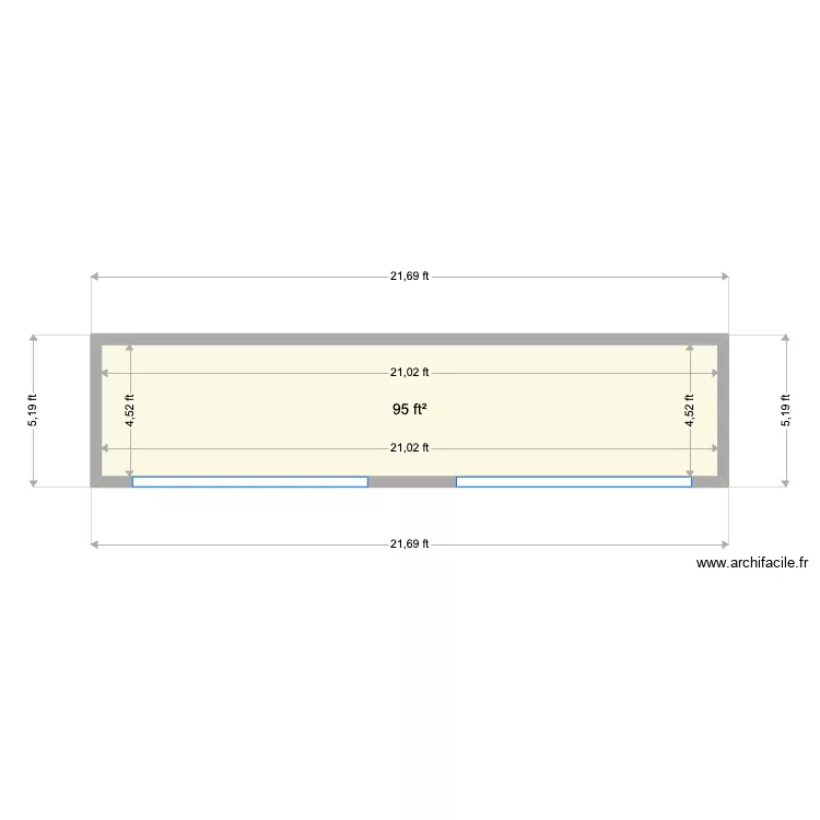 Loreal - Large with 2 roll-ups. Floor plan with 