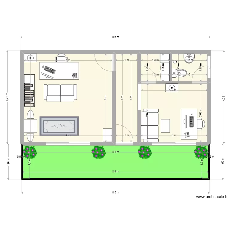 Clínica. Floor plan with Clínica. Floor plan with