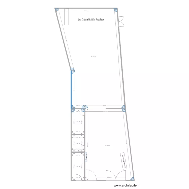 55680NuevoLocal. Floor plan with 