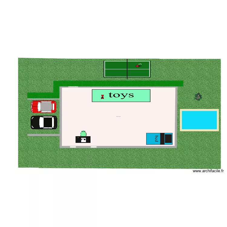 my room. Floor plan with 