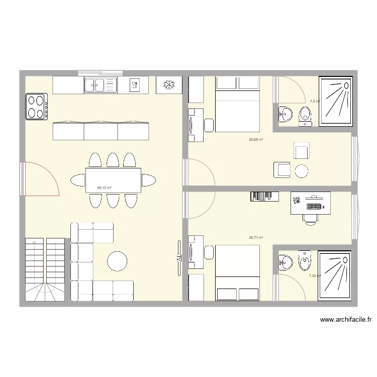 Piso. Floor plan with Piso. Floor plan with