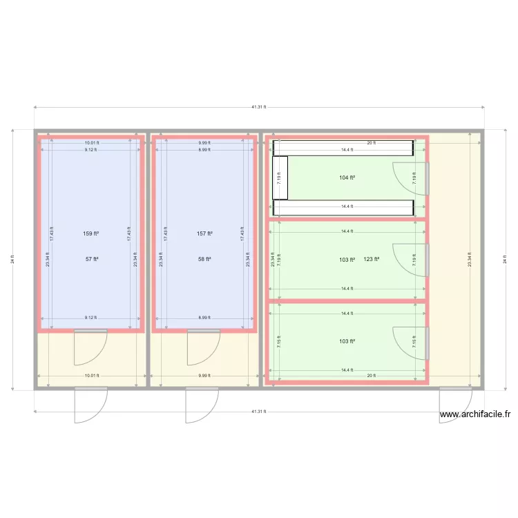 Pro. Floor plan with 