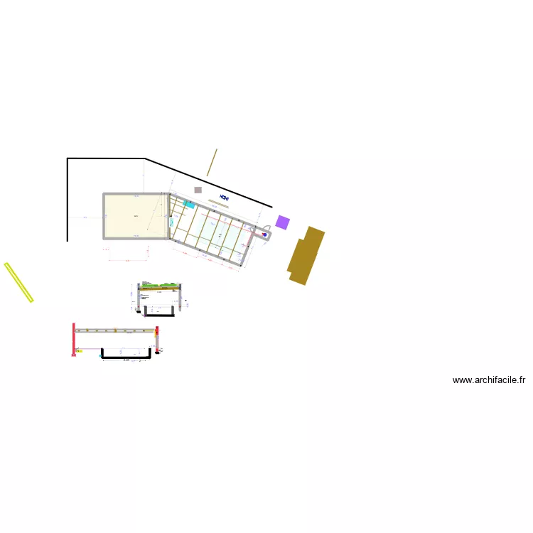 piscine 2025 v70. Floor plan with piscine 2025 v70. Floor plan with