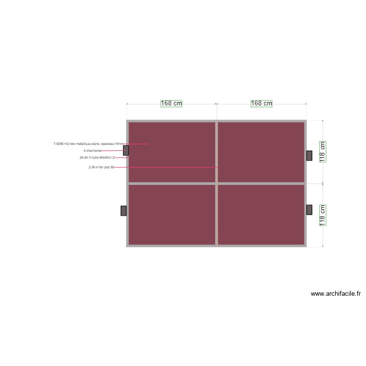 portail3bis Q10. Floor plan with 0 room and 0 m2