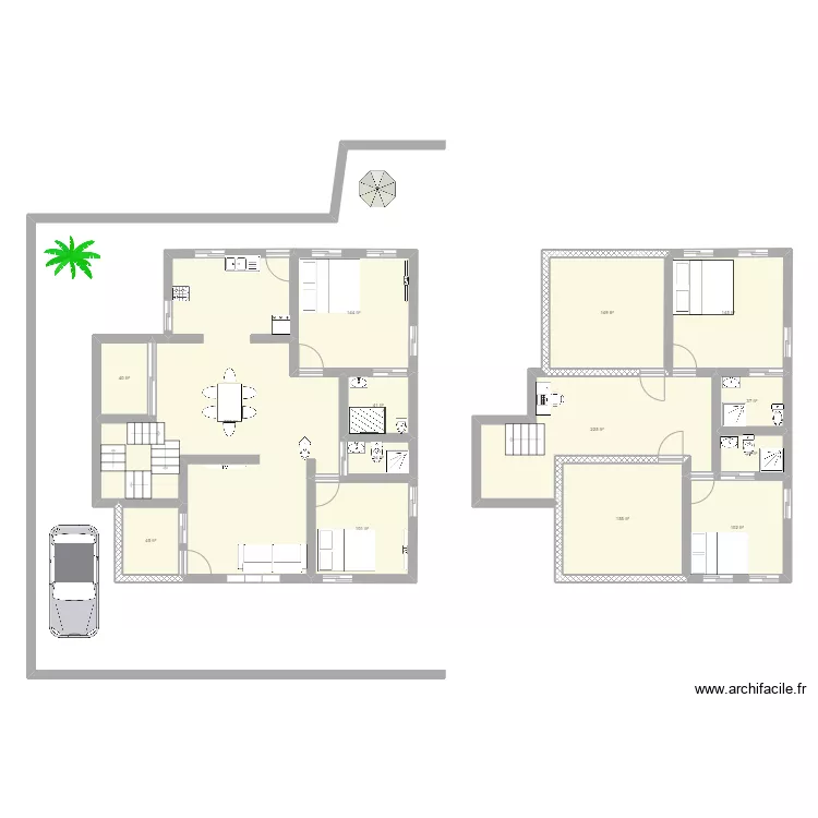 Plan3. Floor plan with 