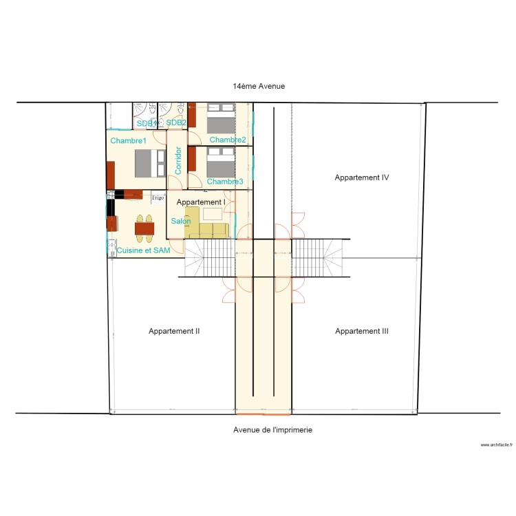 julian Quan appartements Nyakabiga. Floor plan with 0 room and 0 m2