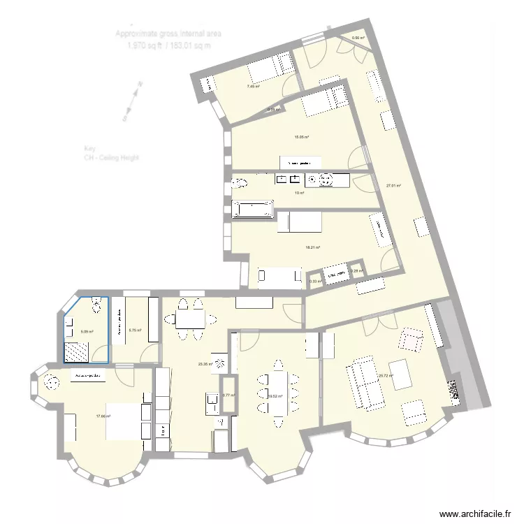 FitzJames version3. Floor plan with FitzJames version3. Floor plan with