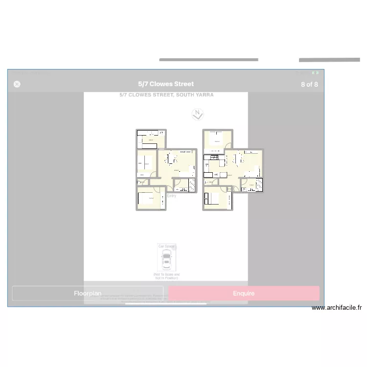 Nextdoor. Floor plan with 