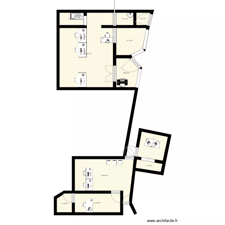 RIAM. Floor plan with 