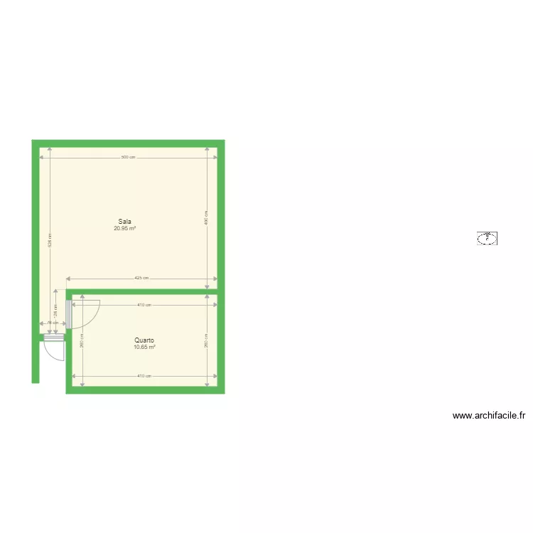 Agostinho AP 1&ordm;. Floor plan with 