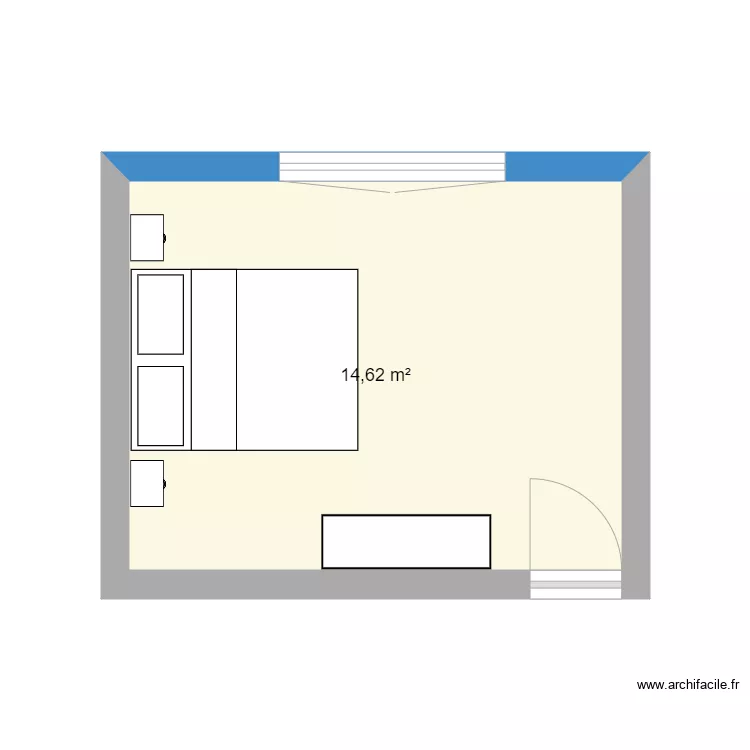 room 1. Floor plan with 