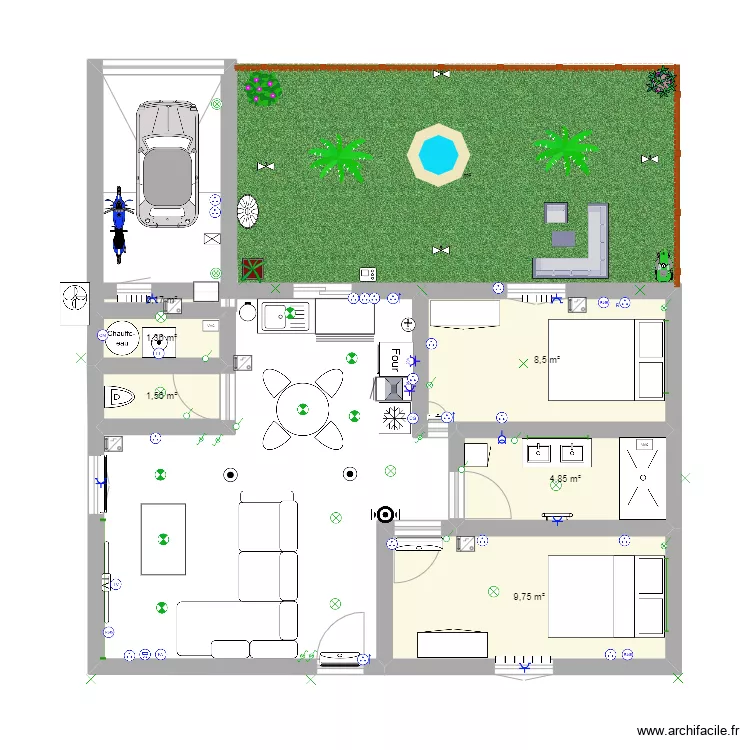 JIM 1. Floor plan with 