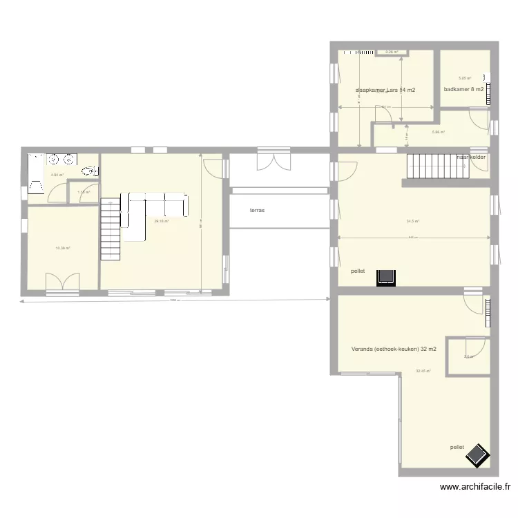 wattripont tris. Floor plan with 