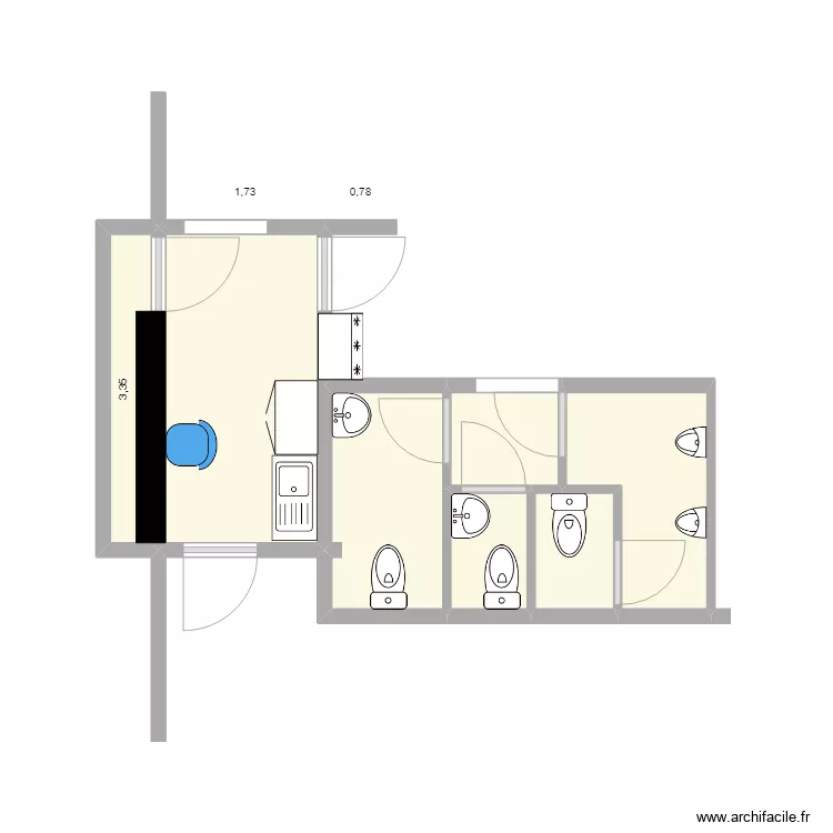 take away. Floor plan with 