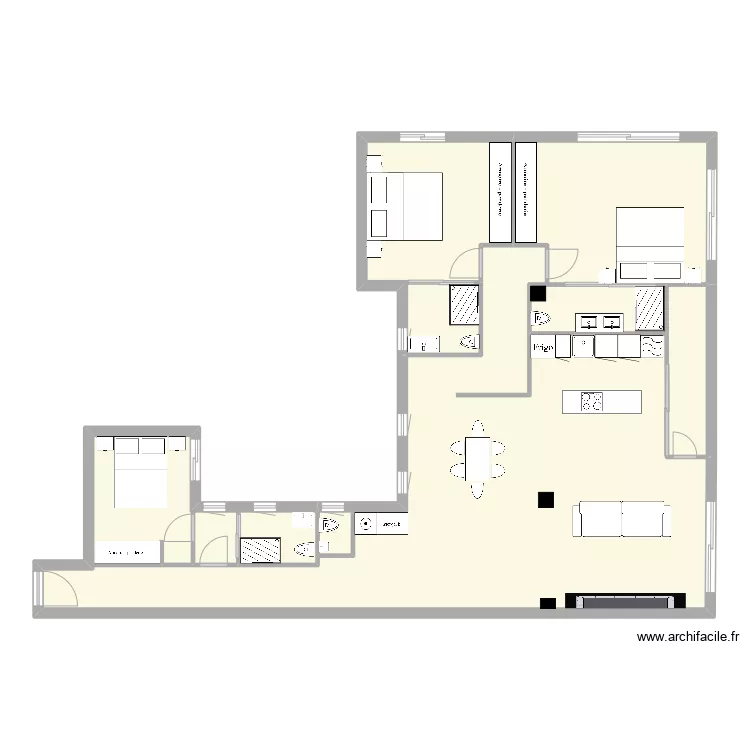 lagasca 27 5&ordm; piso 5. Floor plan with 